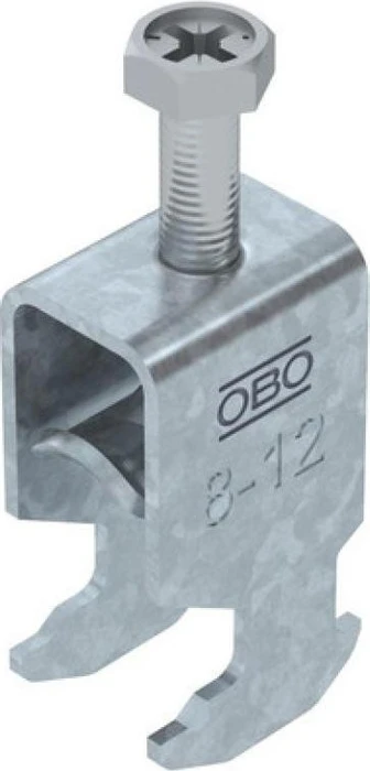 OBO Bettermann Bügelschelle 2056 H-Fuß, 1-fach, Metalldruckwanne, FT