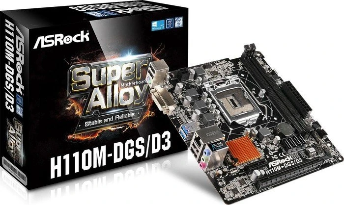 ASRock H110M-DGS/D3 (Intel 1151)