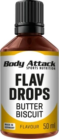 Body Attack Flav Drops Butter Biscuit 50ml