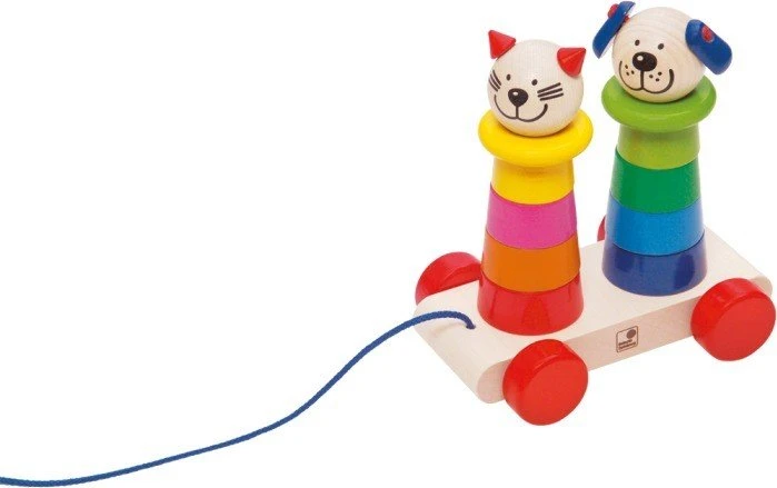 Schmidt Spiele Selecta Filino Nachzieh + Stapel