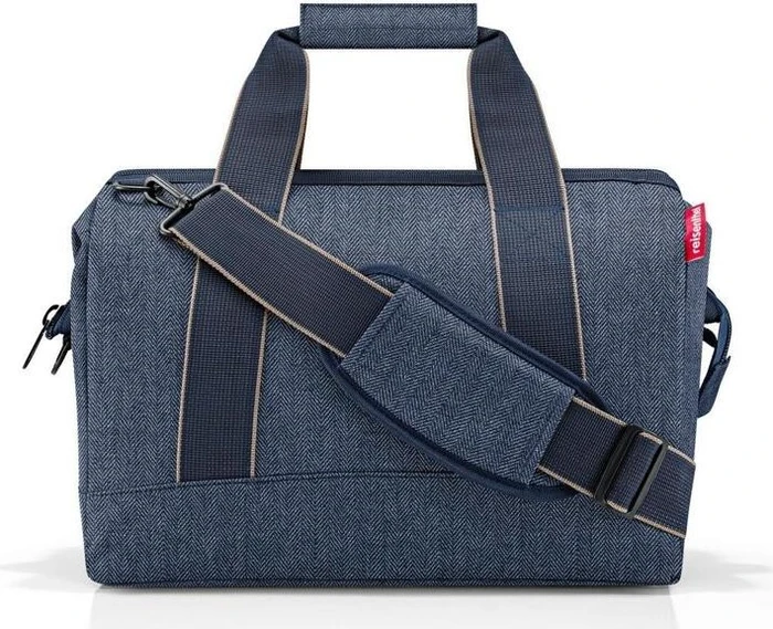 Reisenthel Allrounder M herringbone dark blue