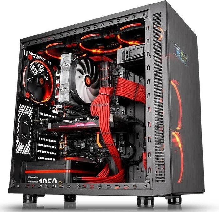 Thermaltake Suppressor F31, Acrylfenster, schallgedämmt