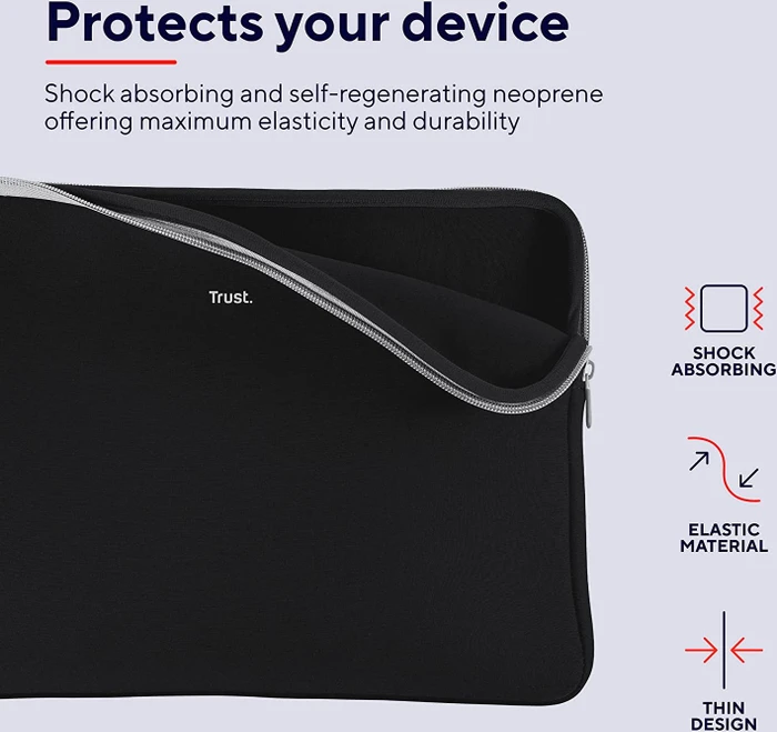 Trust Primo Soft Sleeve 15.6" schwarz