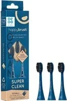 HappyBrush Schall Vibe 3 Ersatzbürste ocean, 3 Stück