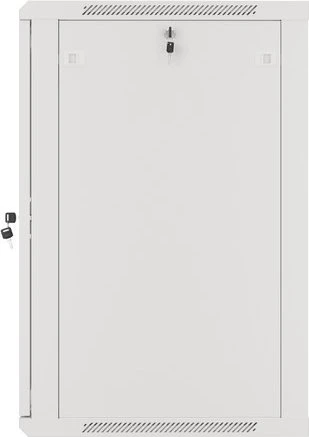 Lanberg WF01 Series 19" Wandschrank 18HE, hängend, Flatpack, Glastür, IP20, RAL 7035, 600mm tief