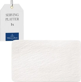 Villeroy & Boch Manufacture Rock Servierplatte rechteckig 28x17cm blanc