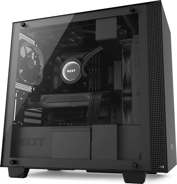 NZXT H400 schwarz, Glasfenster