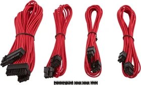 Corsair PSU Cable Kit Type 4 - Starter Package - Gen3, rot