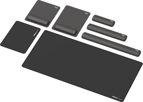 Fellowes Breyta Palm Wrist Rest, Handballenauflage (Maus), schwarz