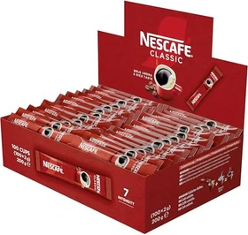 Nestlé Nescafe Classic Löskaffee Sticks, 200g (100x 2g)