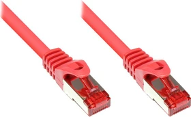 Good Connections RNS Patchkabel, Cat6, S/FTP, RJ-45/RJ-45, 1m, rot
