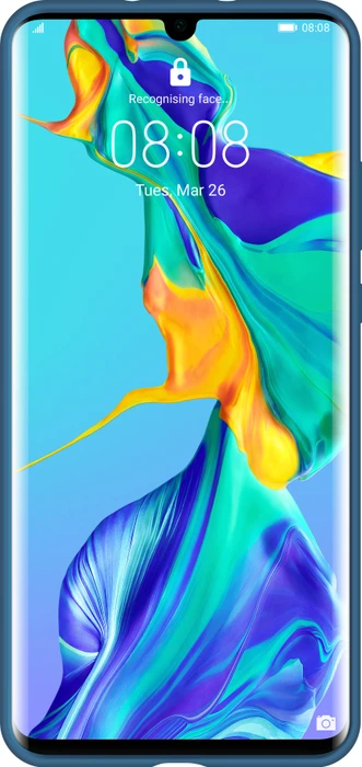 Huawei Silicone Car Case für P30 Pro blau