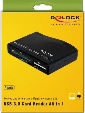 DeLOCK Multi-Slot-Cardreader, USB-B 3.0 [Buchse]