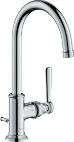 Hansgrohe Axor Montreux Einhebel-Waschbeckenarmatur 210 mit Hebelgriff und Ablauffernbedienung chrom