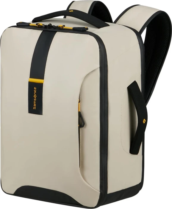 Samsonite Paradiver Light, Underseat Backpack S, Untersitz Handgepäck, Kabinentasche, Flugzeug Rucksack, 40cm, 25l, Beige/Sand