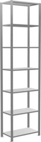 Schulte Lagertechnik Multiplus 150 Schwerlastregal 75x300x40cm verzinkt