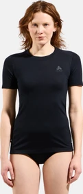 Odlo Natural Merino 160 Baselayer Funktionsshirt kurzarm schwarz (Damen)