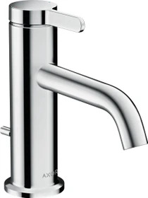 Hansgrohe Axor One Waschbeckenarmatur 70 mit Hebelgriff und Zugstangen-Ablaufgarnitur chrom