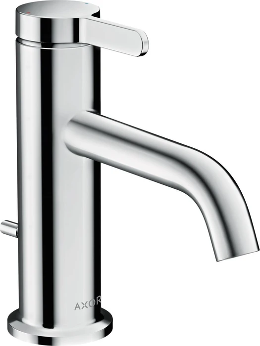 Hansgrohe Axor One Waschbeckenarmatur 70 mit Hebelgriff und Zugstangen-Ablaufgarnitur chrom