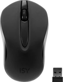ISY IWM 1000 Wireless Mouse schwarz, USB (501719)