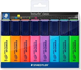 Staedtler Textsurfer classic 364 sortiert, 8er-Set, Kunststoffetui