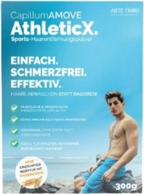 Capillum Amove AthleticX Haarentfernungscreme als Pulver, 300g