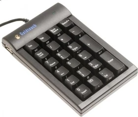 BakkerElkhuizen Goldtouch Ziffernblock, schwarz, USB
