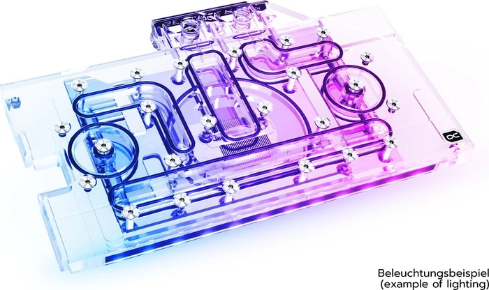 Alphacool Eisblock Aurora Acryl GPX-N RTX 3070 TUF/DUAL mit Backplate