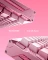 Mchose Ace 68 Turbo HE Gaming Keyboard, Peachy Pink, LEDs RGB, Mount Tai Magnetic Switch GT, USB, US Vorschaubild