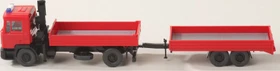 Wiking Klassik Edition Feuerwehr Pritschenhängerzug (MAN F 90)