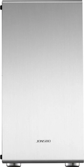 Jonsbo U4, silber, Glasfenster