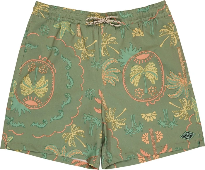 Billabong Wasted Times Layback Badeshorts moss green (Herren)
