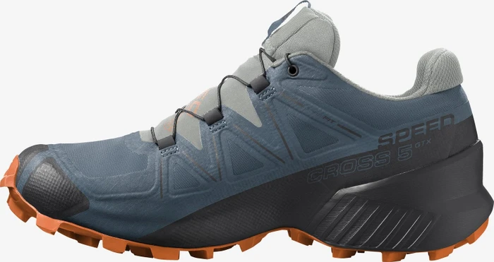 Salomon Speedcross 5 GTX mallard blue/wrought iron/vibrant orange (Herren)