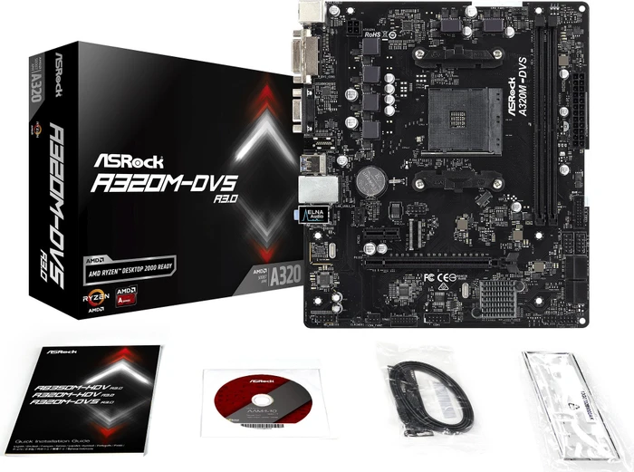 ASRock A320M-DVS R3.0 (AMD AM4)