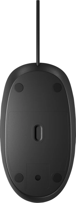 HP 125 Wired Mouse, schwarz, USB