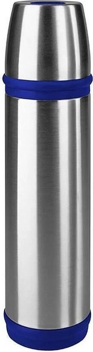 Emsa Captain Isolierflasche 500ml edelstahl/blau