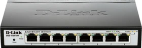 D-Link DGS-1100 Desktop Gigabit Smart Switch, 8x RJ-45