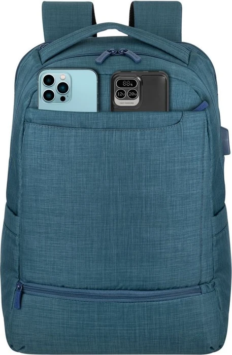 RivaCase 8365 Biscayne ECO 17.3" carry-on Laptop-Rucksack, blau