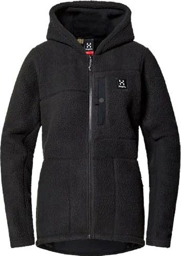 Haglöfs Malung Pile Hood Jacke true black (Damen)