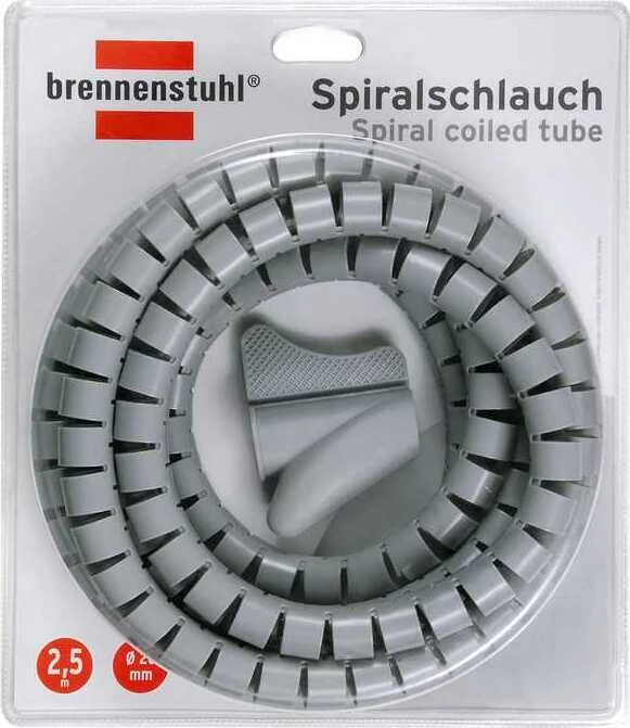 Brennenstuhl flexibler Kabelkanal, 20mm, 2.5m, grau