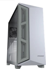 Cougar DarkBlader X5 White/Green, Glasfenster