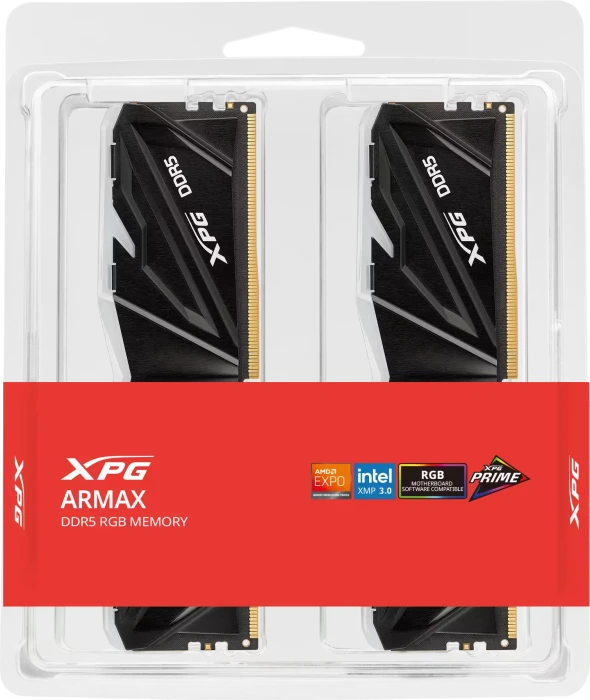 ADATA ARMAX RGB UDIMM 32GB Kit, DDR5-6000, CL36-38-38, 2RX8