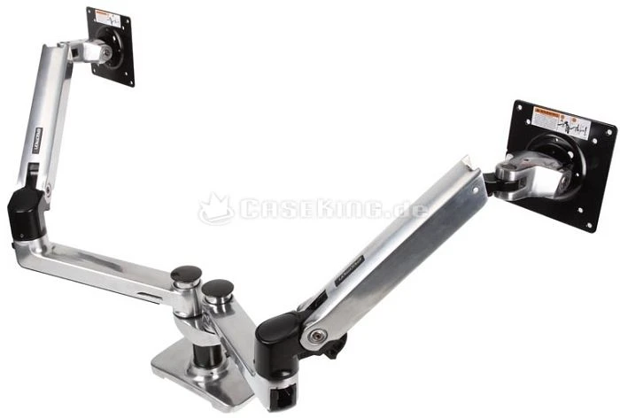 Ergotron LX Dual Side-by-Side Arm silber