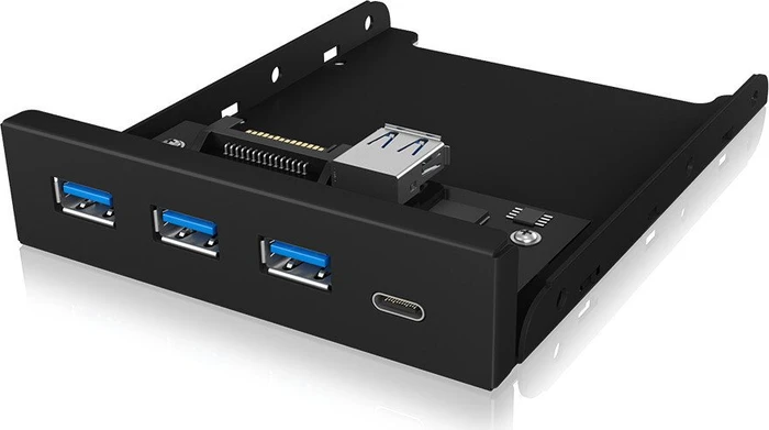 RaidSonic Icy Box IB-HUB1418-i3 USB-Hub, 1x USB-C 3.0, 3x USB-A 3.0, USB-A 3.0 [Buchse]