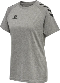 hummel Core XK Funktionsshirt kurzarm grey melange (Damen)