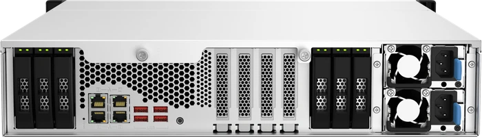 QNAP QuTS hero TS-h1887XU-RP-E2336-32G 96TB, 32GB RAM ECC, 2x RJ-45 10GBase-T, 2x RJ-45 2.5GBase-T, 2HE