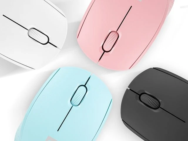 Natec Stork Wireless Mouse weiß, USB