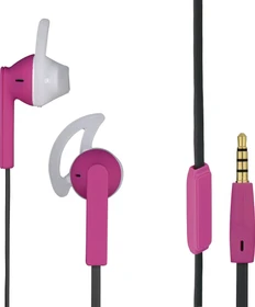 Hama Stereo-Ohrhörer "Joy Sport" grau/pink