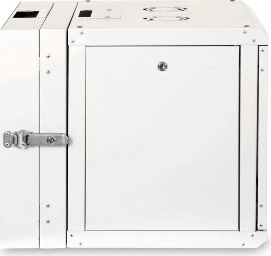 Digitus Professional Unique Serie Wandschrank 9HE, zweiteilig, schwenkbar, Sicherheitsglastür, IP2X, grau, 600mm tief