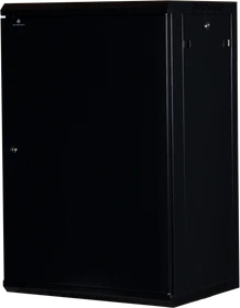 Rockstable 19" Wandschrank 18HE, Stahltür, IP2X, schwarz, 440mm tief